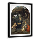 La Virgen de las rocas (versión Louvre) - Leonardo da Vinci | Cuadro decorativo de Canvas Lab