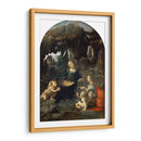 La Virgen de las rocas (versión Louvre) - Leonardo da Vinci | Cuadro decorativo de Canvas Lab
