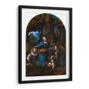 La Virgen de las rocas (versión Londres) - Leonardo da Vinci | Cuadro decorativo de Canvas Lab