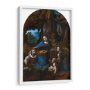 La Virgen de las rocas (versión Londres) - Leonardo da Vinci | Cuadro decorativo de Canvas Lab