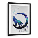 Aullido de acuarela | Cuadro decorativo de Canvas Lab