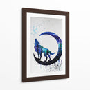 Aullido de acuarela | Cuadro decorativo de Canvas Lab