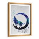 Aullido de acuarela | Cuadro decorativo de Canvas Lab