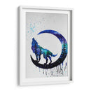 Aullido de acuarela | Cuadro decorativo de Canvas Lab