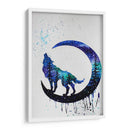 Aullido de acuarela | Cuadro decorativo de Canvas Lab