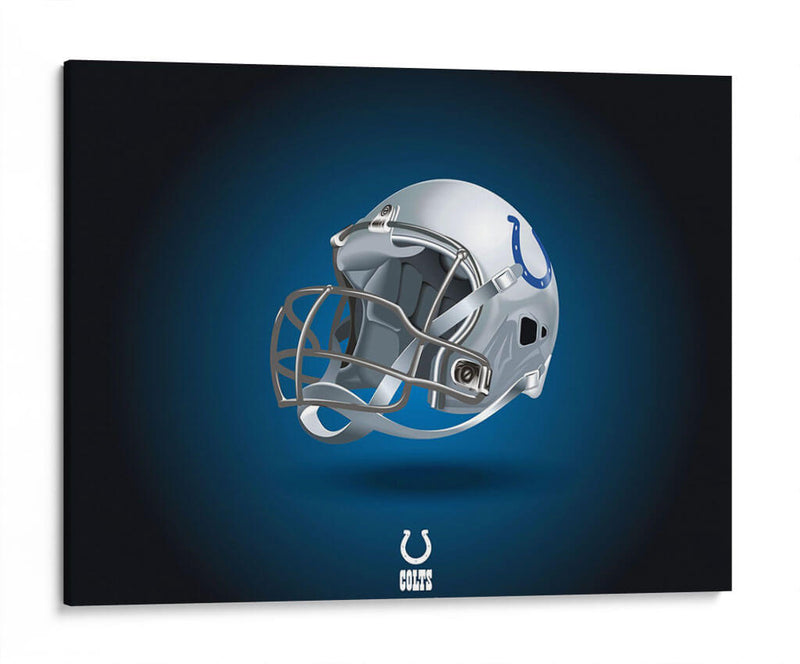 Indianapolis Colts helmet | Cuadro decorativo de Canvas Lab
