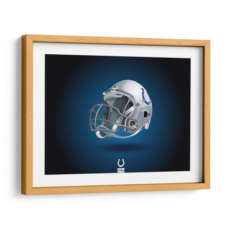 Indianapolis Colts helmet | Cuadro decorativo de Canvas Lab