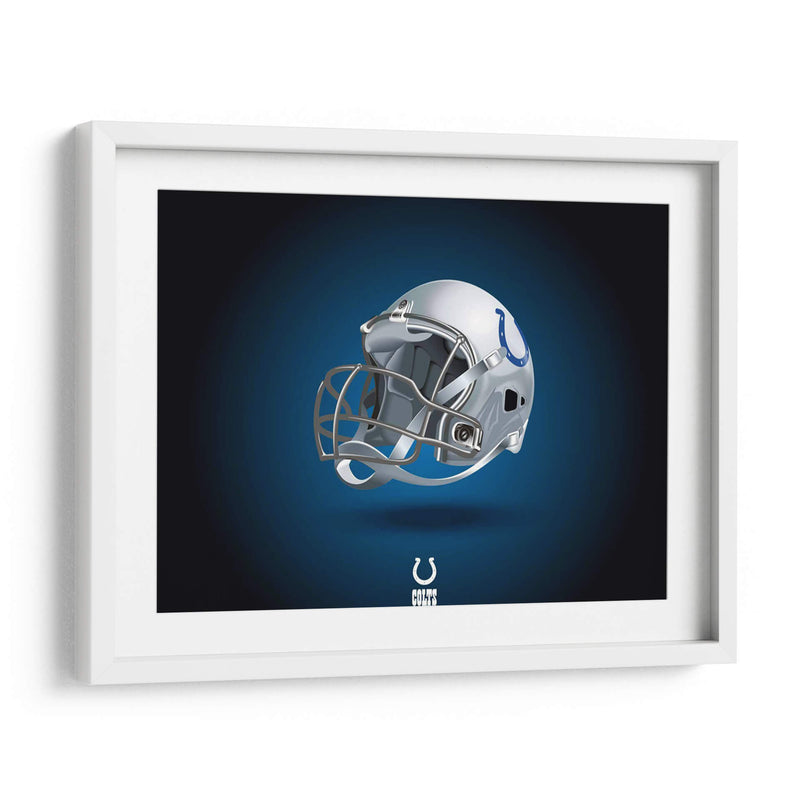 Indianapolis Colts helmet | Cuadro decorativo de Canvas Lab