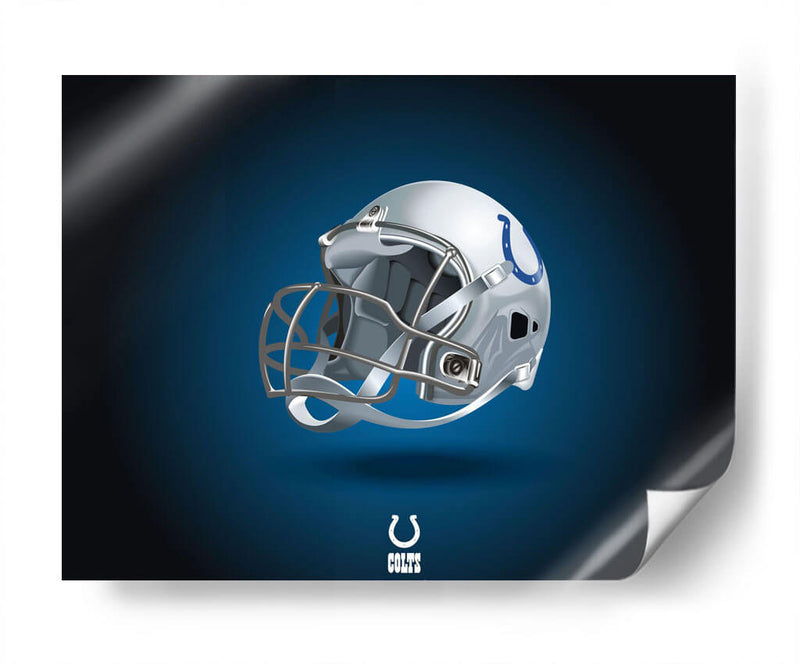 Indianapolis Colts helmet | Cuadro decorativo de Canvas Lab