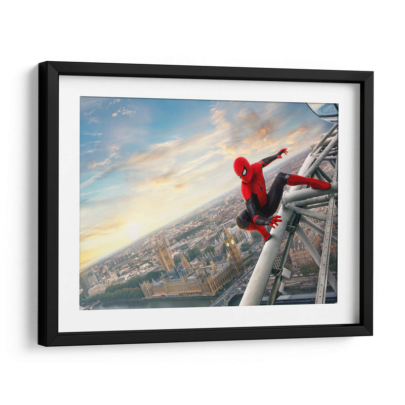 Spider-Man y el Parlamento británico | Cuadro decorativo de Canvas Lab