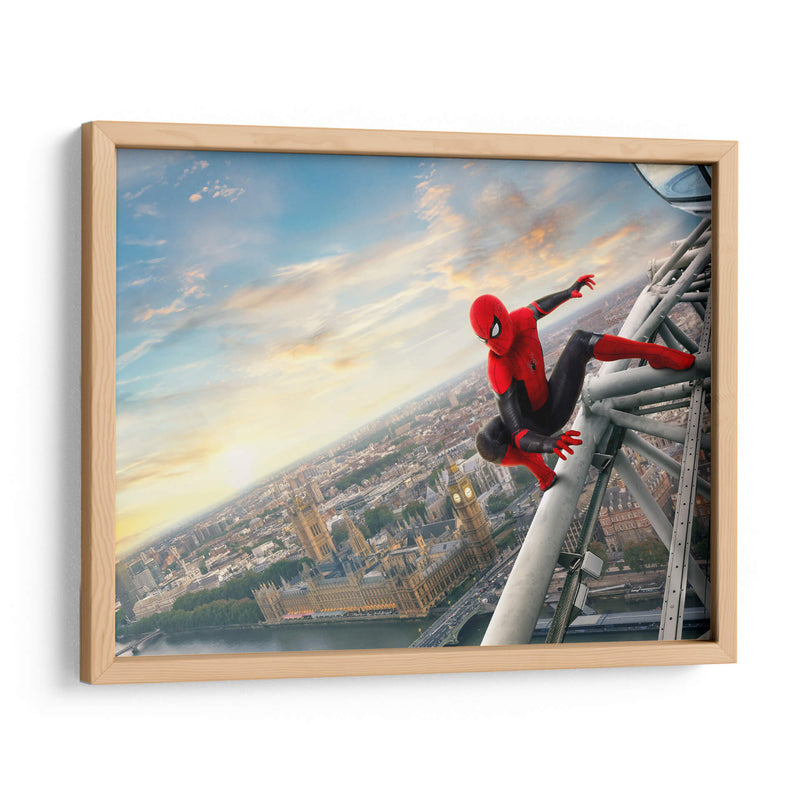 Spider-Man y el Parlamento británico | Cuadro decorativo de Canvas Lab