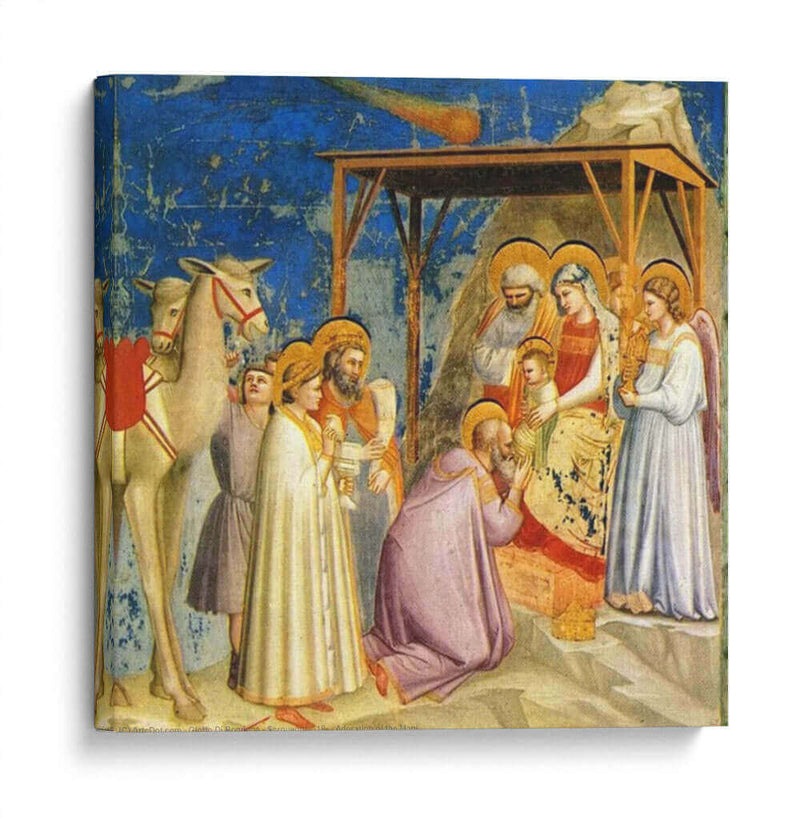 Adoración de los reyes magos - Giotto | Cuadro decorativo de Canvas Lab