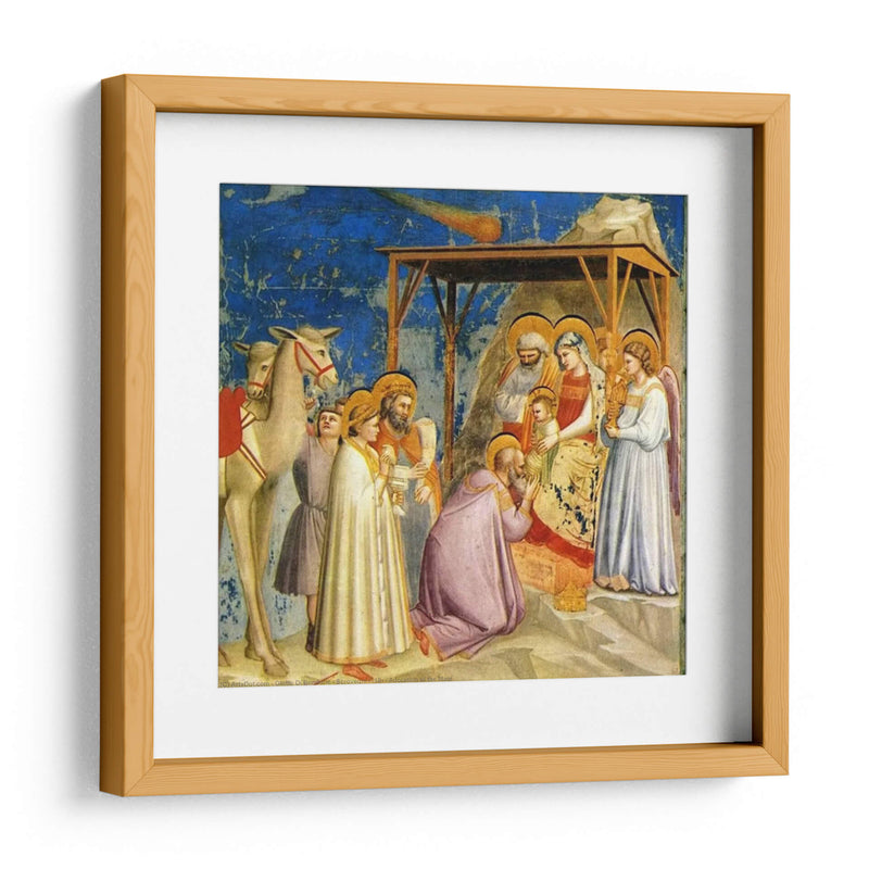 Adoración de los reyes magos - Giotto | Cuadro decorativo de Canvas Lab