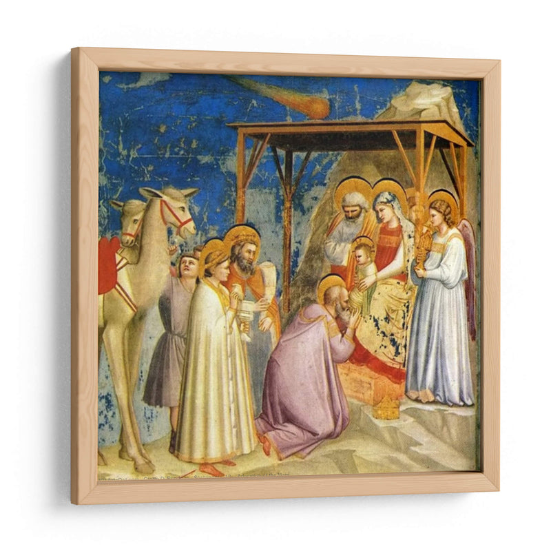 Adoración de los reyes magos - Giotto | Cuadro decorativo de Canvas Lab