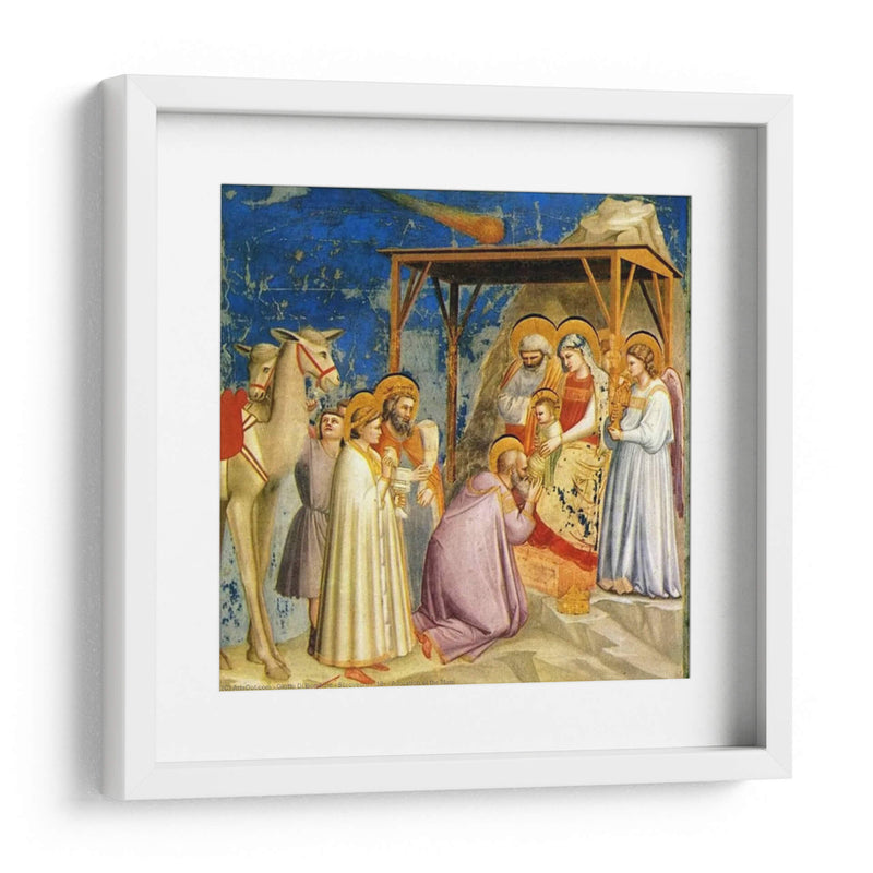 Adoración de los reyes magos - Giotto | Cuadro decorativo de Canvas Lab