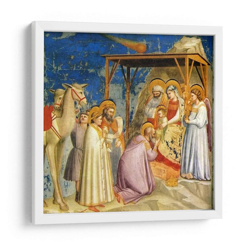 Adoración de los reyes magos - Giotto | Cuadro decorativo de Canvas Lab