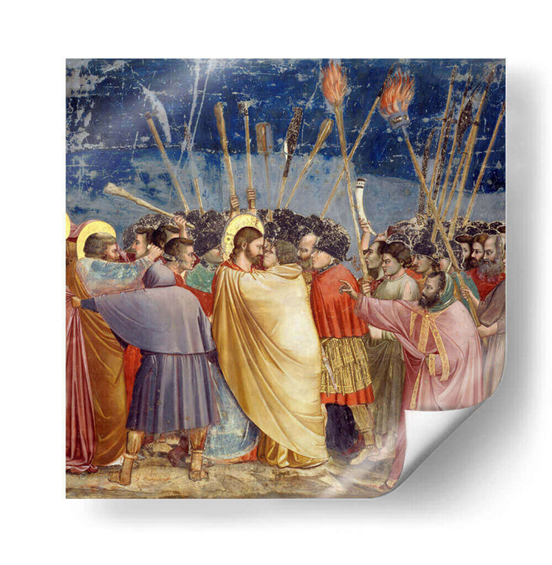 Beso de Judas - Giotto | Cuadro decorativo de Canvas Lab