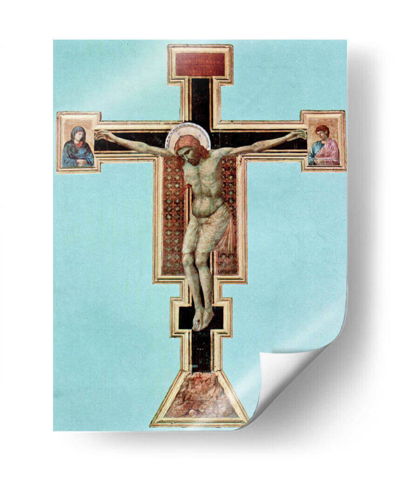 Crucifijo de la iglesia de Santa Maria Novella - Giotto | Cuadro decorativo de Canvas Lab