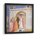 Joaquín y Ana se encuentran ante la Puerta Dorada - Giotto | Cuadro decorativo de Canvas Lab