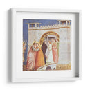 Joaquín y Ana se encuentran ante la Puerta Dorada - Giotto | Cuadro decorativo de Canvas Lab