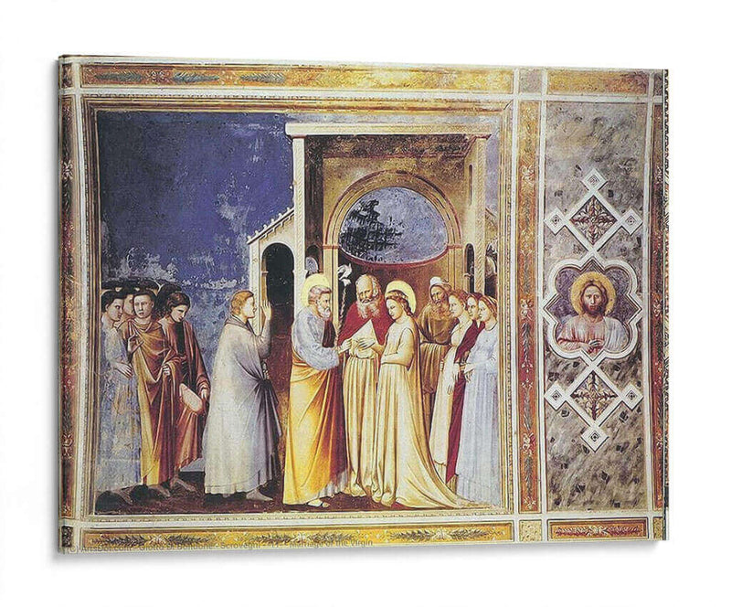 Los desposorios de la Virgen - Giotto | Cuadro decorativo de Canvas Lab
