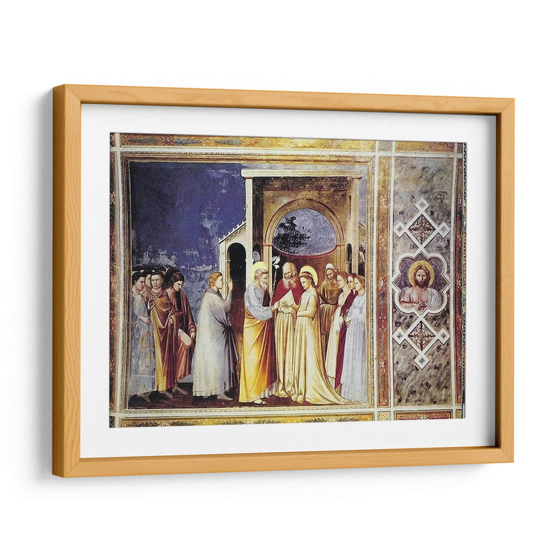 Los desposorios de la Virgen - Giotto | Cuadro decorativo de Canvas Lab