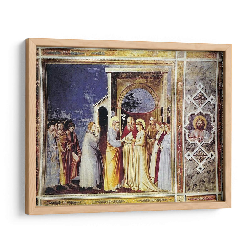 Los desposorios de la Virgen - Giotto | Cuadro decorativo de Canvas Lab