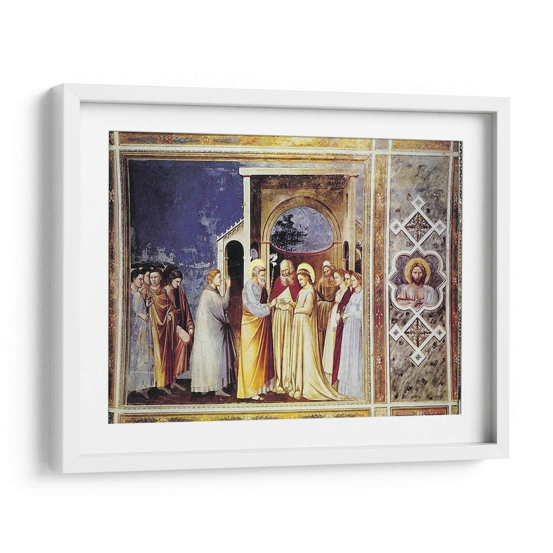 Los desposorios de la Virgen - Giotto | Cuadro decorativo de Canvas Lab