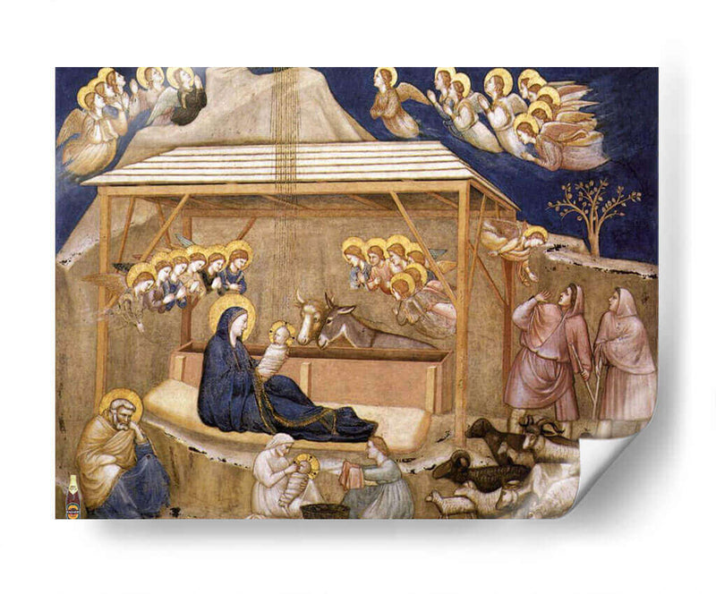 Parto de la Virgen - Giotto | Cuadro decorativo de Canvas Lab