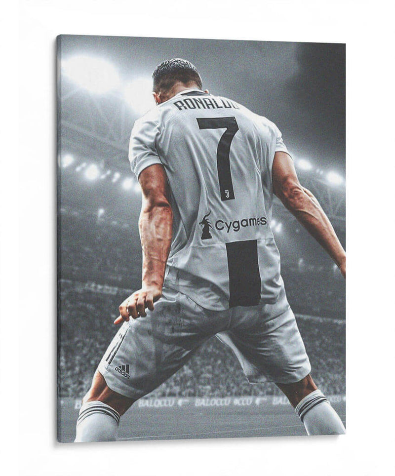 Cristiano Ronaldo - Juventus 7 | Cuadro decorativo de Canvas Lab