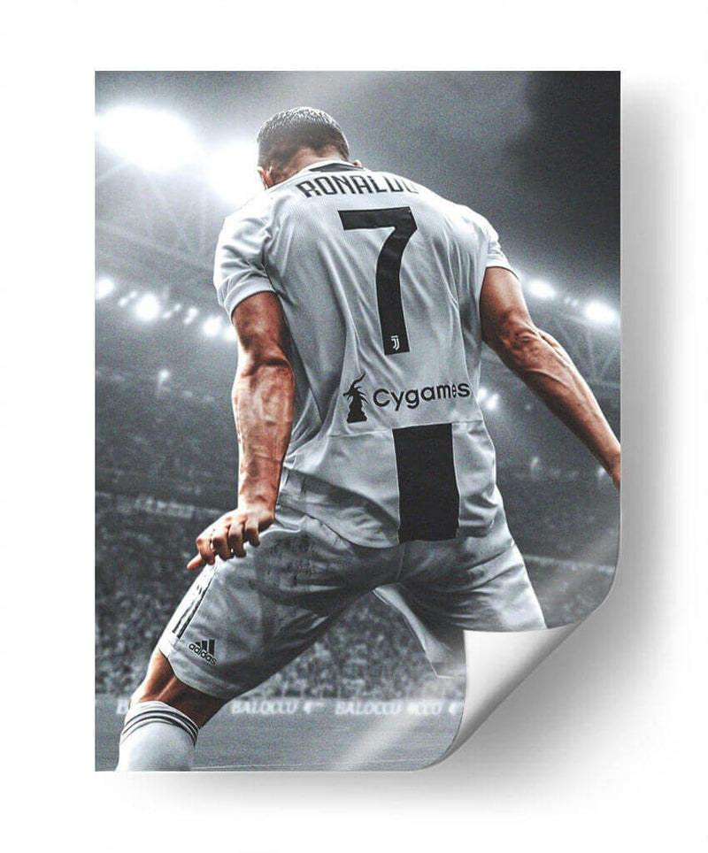 Cristiano Ronaldo - Juventus 7 | Cuadro decorativo de Canvas Lab