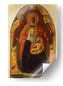 Virgen con el Niño y Santa Ana - Masaccio | Cuadro decorativo de Canvas Lab