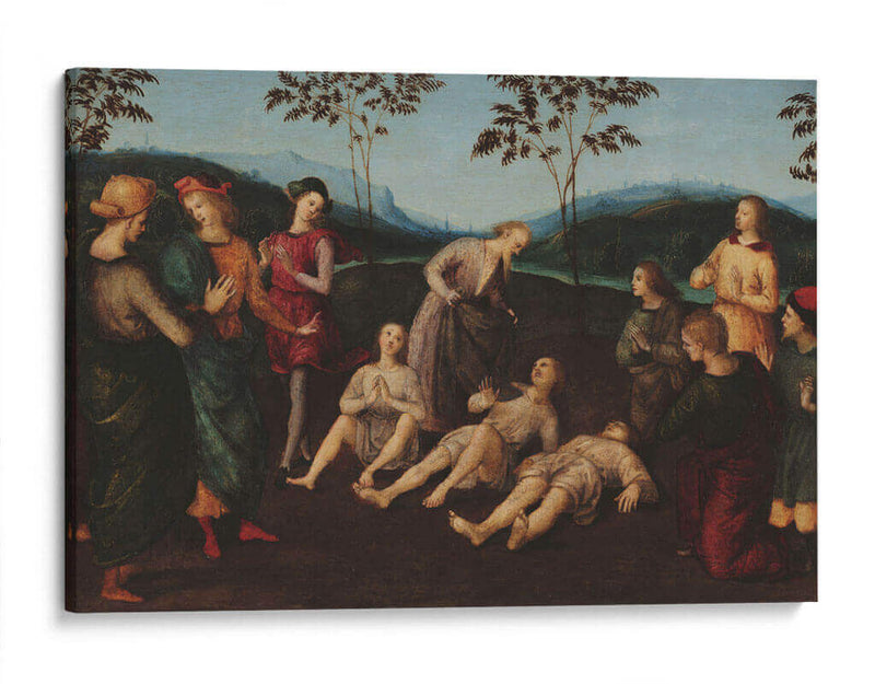 El milagro de san Eusebio de Cremona - Rafael Sanzio | Cuadro decorativo de Canvas Lab