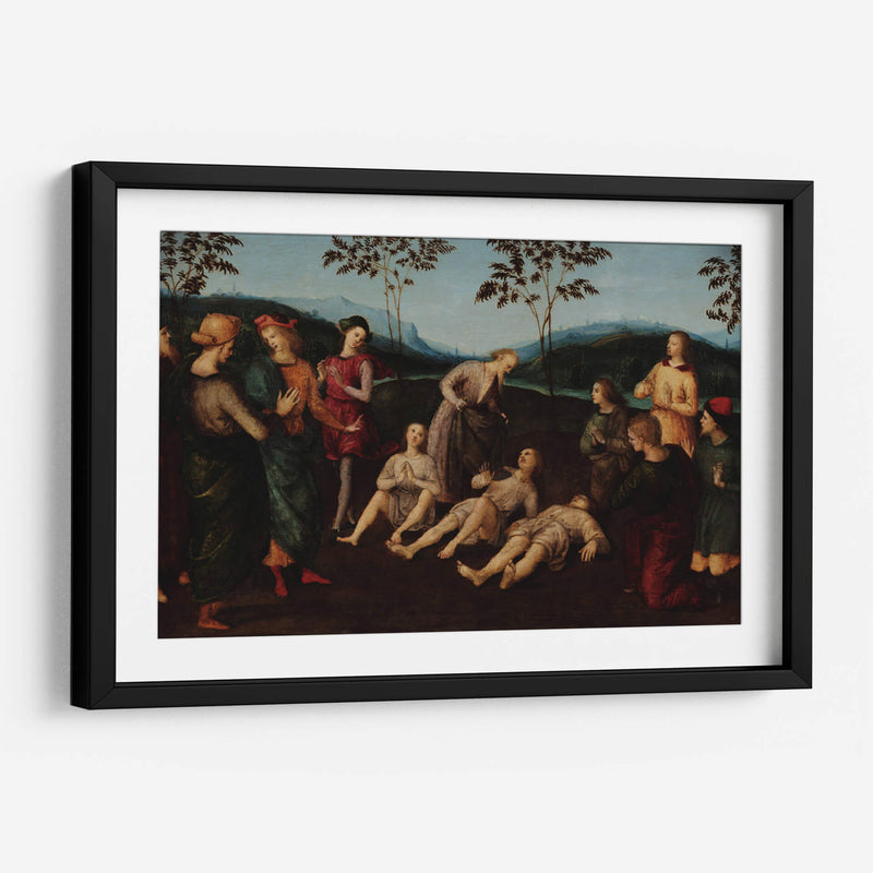 El milagro de san Eusebio de Cremona - Rafael Sanzio | Cuadro decorativo de Canvas Lab