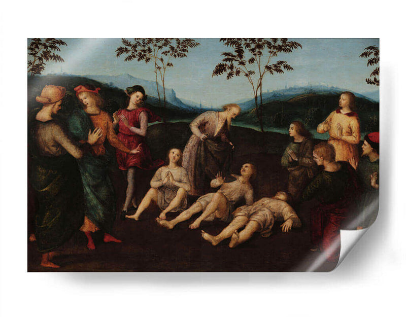 El milagro de san Eusebio de Cremona - Rafael Sanzio | Cuadro decorativo de Canvas Lab