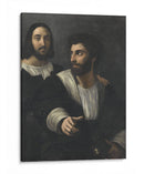 Autorretrato con un amigo - Rafael Sanzio | Cuadro decorativo de Canvas Lab
