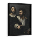 Autorretrato con un amigo - Rafael Sanzio | Cuadro decorativo de Canvas Lab