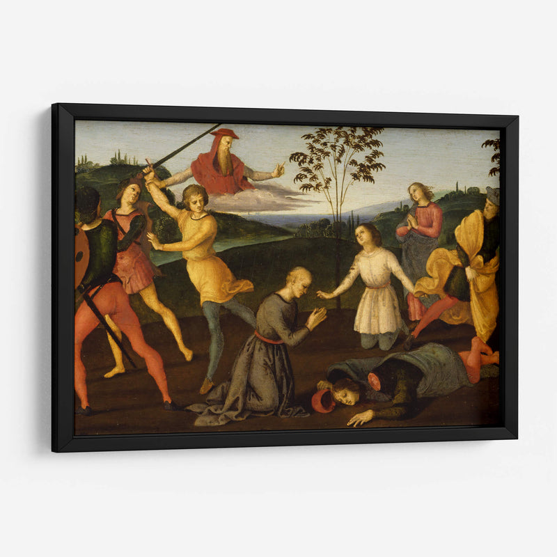 San Jerónimo castigando al hereje Sabiniano - Rafael Sanzio | Cuadro decorativo de Canvas Lab