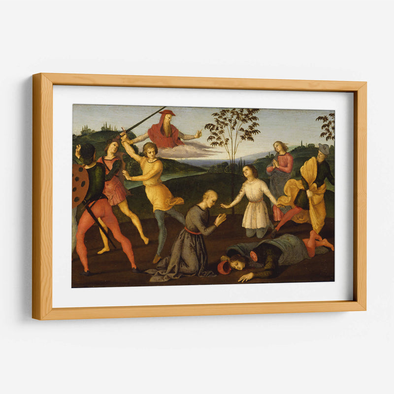 San Jerónimo castigando al hereje Sabiniano - Rafael Sanzio | Cuadro decorativo de Canvas Lab