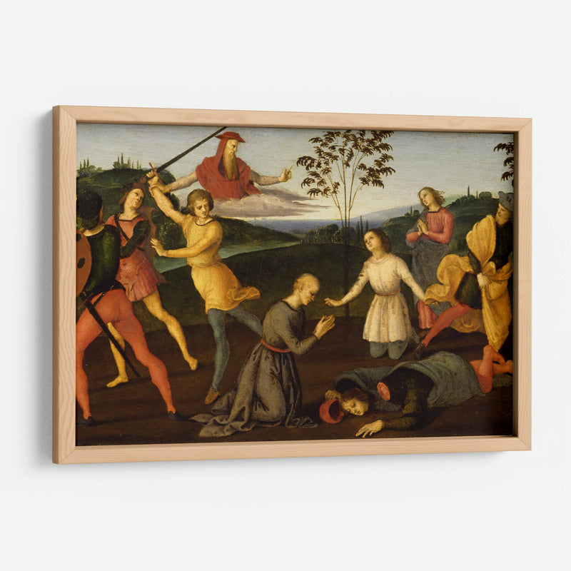 San Jerónimo castigando al hereje Sabiniano - Rafael Sanzio | Cuadro decorativo de Canvas Lab