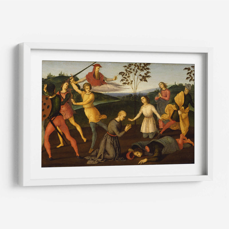 San Jerónimo castigando al hereje Sabiniano - Rafael Sanzio | Cuadro decorativo de Canvas Lab