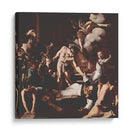 El martirio de san Mateo - Caravaggio | Cuadro decorativo de Canvas Lab