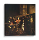 La vocación de San Mateo - Caravaggio | Cuadro decorativo de Canvas Lab