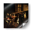 La vocación de San Mateo - Caravaggio | Cuadro decorativo de Canvas Lab