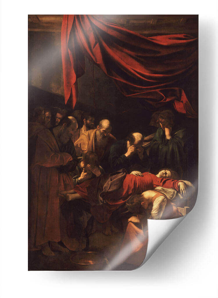Muerte de la Virgen - Caravaggio | Cuadro decorativo de Canvas Lab