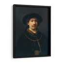 Autorretrato con gorra y dos cadenas - Rembrandt van Rijn | Cuadro decorativo de Canvas Lab