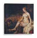 Betsabé con la carta de David - Rembrandt van Rijn | Cuadro decorativo de Canvas Lab