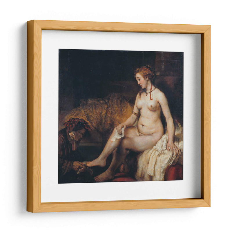 Betsabé con la carta de David - Rembrandt van Rijn | Cuadro decorativo de Canvas Lab