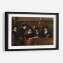 Los síndicos de los pañeros - Rembrandt van Rijn | Cuadro decorativo de Canvas Lab