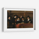 Los síndicos de los pañeros - Rembrandt van Rijn | Cuadro decorativo de Canvas Lab